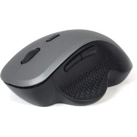 Gembird - Mouse - ergonomic - optical - 6 buttons - wired - USB 2.0 - black - giftbox with transparent window - 1