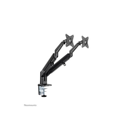 Neomounts by Newstar DS70-810BL2 - Mounting kit (desk mount) - for 2 LCD displays (full-motion adjustable dual arm) - black - screen size: 17"-32" - clamp mountable, grommet - 3