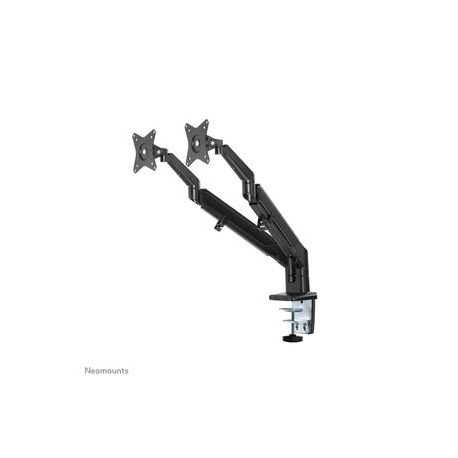 Neomounts by Newstar DS70-810BL2 - Mounting kit (desk mount) - for 2 LCD displays (full-motion adjustable dual arm) - black - screen size: 17"-32" - clamp mountable, grommet - 5