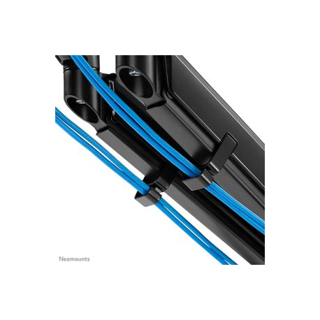 Neomounts by Newstar DS70-810BL2 - Mounting kit (desk mount) - for 2 LCD displays (full-motion adjustable dual arm) - black - screen size: 17"-32" - clamp mountable, grommet - 15