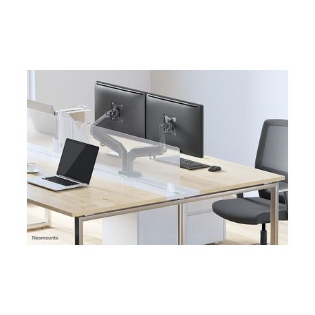 Neomounts by Newstar DS70-810BL2 - Mounting kit (desk mount) - for 2 LCD displays (full-motion adjustable dual arm) - black - screen size: 17"-32" - clamp mountable, grommet - 19