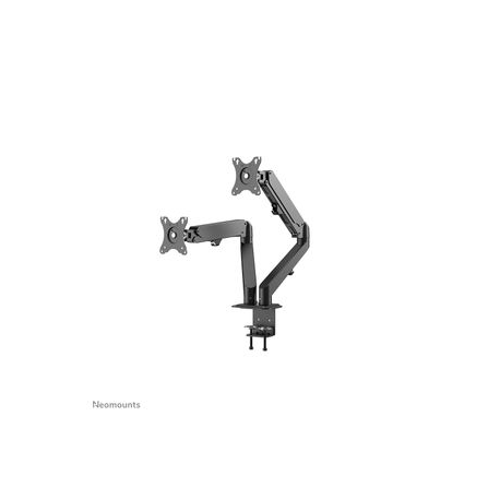 Neomounts by Newstar DS70-700BL2 - Mounting kit (desk mount) - for 2 LCD displays (full-motion adjustable dual arm) - black - screen size: 17"-27" - clamp mountable - 3
