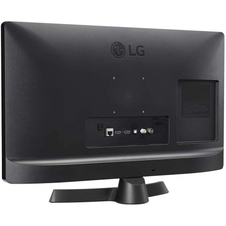 LG 24TQ510S-PZ - LED monitor with TV tuner - Smart - 23.6" - 1366 x 768 HD - 250 cd / m² - 1000:1 - 14 ms - 2xHDMI - speakers - black, iron grey - 6