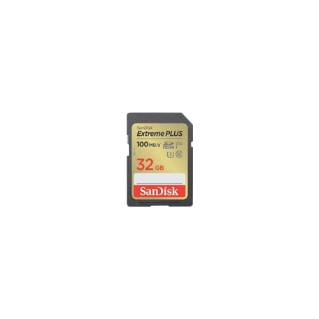 SanDisk Extreme PLUS - Flash memory card - 32 GB - UHS-I U3 / Class10 - SDHC UHS-I - 0