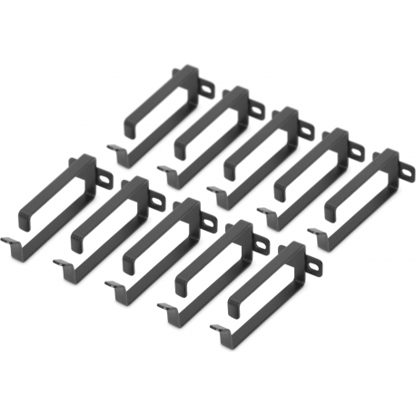 DIGITUS Professional Line - Rack cable management ring - RAL 7035 - 19" - for P / N: DN-19 22U-6 / 6-EC, DN-19 47U-6 / 8, DN-19 SRV-42U-GD, DN-19 SRV-47U-8-SW-G - 0
