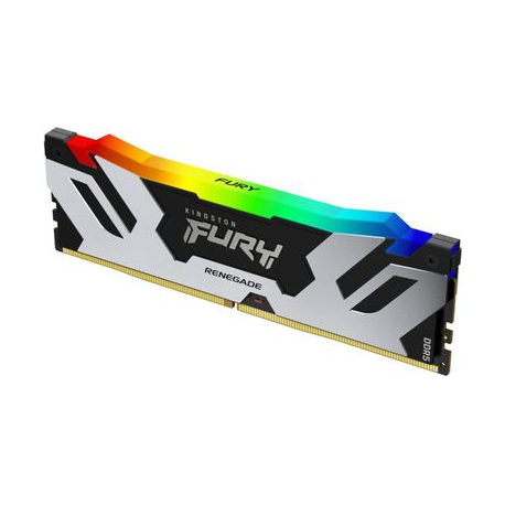 Kingston FURY Renegade RGB - DDR5 - module - 16 GB - DIMM 288-pin - 6400 MHz / PC5-51200 - CL32 - 1.1 V - unbuffered - on-die ECC - 0