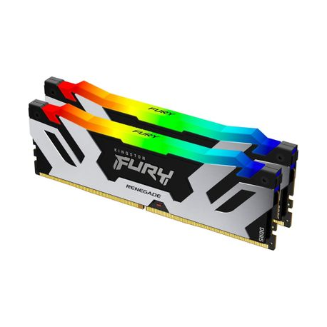 Kingston FURY Renegade RGB - DDR5 - kit - 32 GB: 2 x 16 GB - DIMM 288-pin - 6400 MHz / PC5-51200 - CL32 - 1.1 V - unbuffered - on-die ECC - 0