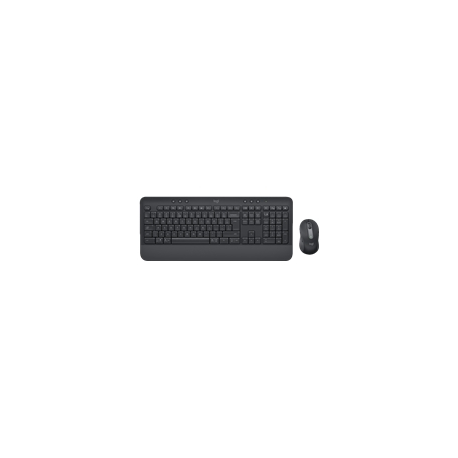 Logitech Signature MK650 Combo for Business - Keyboard and mouse set - wireless - 2.4 GHz, Bluetooth LE - QWERTY - Nordic (Danish/Finnish/Norwegian/Swedish) - graphite - 0