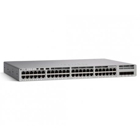 Cisco Catalyst 9200 - Essential Edition - switch - smart - 48 x 10 / 100 / 1000 (PoE+) - rack-mountable - PoE+ (740 W) - 1