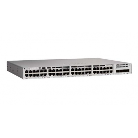 Cisco Catalyst 9200 - Essential Edition - switch - smart - 48 x 10 / 100 / 1000 (PoE+) - rack-mountable - PoE+ (740 W) - 2