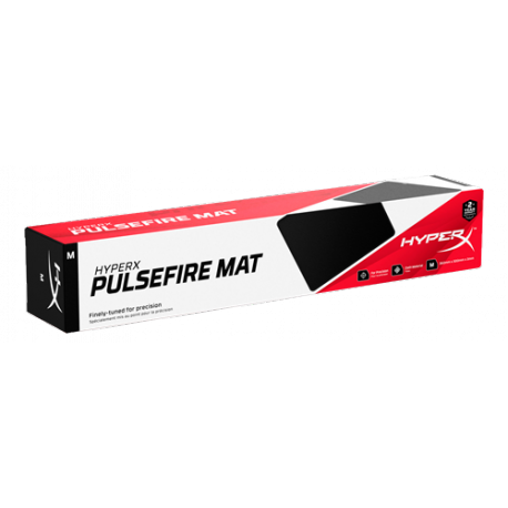 HyperX Pulsefire Mat Gaming - Mouse pad - medium - black - for OMEN 45L by HP; Victus 15L by HP; Victus by HP Laptop 15, 16; Laptop 17; Pavilion 24 - 1