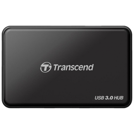 Transcend HUB3 - Hub - 4 x SuperSpeed USB 3.0 - desktop - 1