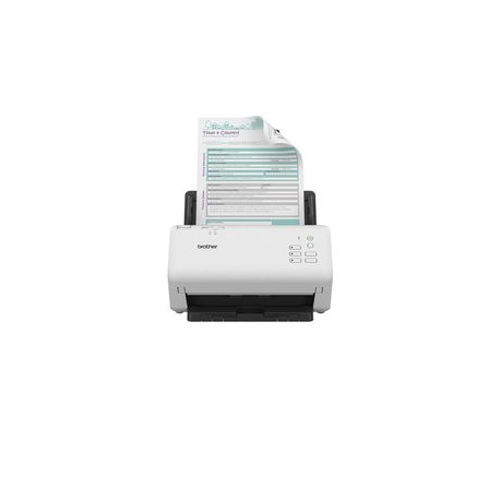 Brother ADS-4300N - Document scanner - Dual CIS - Duplex - A4 - 600 dpi x 600 dpi - up to 40 ppm (mono) / up to 40 ppm (colour) - ADF (80 sheets) - up to 6000 scans per day - USB 3.0, LAN, USB 2.0 (Host) - 0