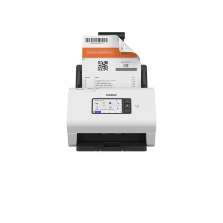 Brother ADS-4900W - Document scanner - Dual CIS - Duplex - A4 - 600 dpi x 600 dpi - up to 60 ppm (mono) / up to 60 ppm (colour) - ADF (100 sheets) - up to 9000 scans per day - USB 3.0, LAN, Wi-Fi(n), USB 2.0 (Host) - 0