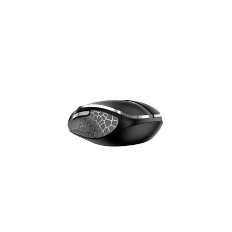 CHERRY MW 8C ADVANCED - Mouse - ergonomic - optical - 6 buttons - wireless - 2.4 GHz, Bluetooth 4.0 - USB wireless receiver - black - 3