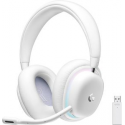 Logitech G G735 - Headset - full size - Bluetooth  /  LIGHTSPEED - wireless - 3.5 mm jack - white mist