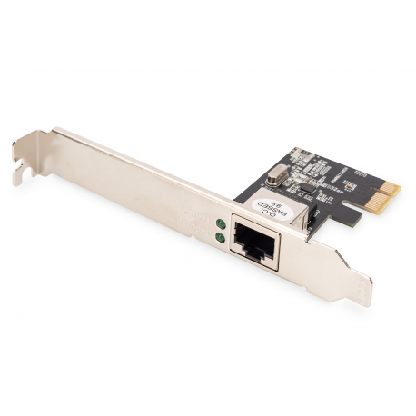 DIGITUS - Network adapter - PCIe low profile - Gigabit Ethernet x 1 - 0