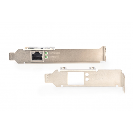 DIGITUS - Network adapter - PCIe low profile - Gigabit Ethernet x 1 - 4