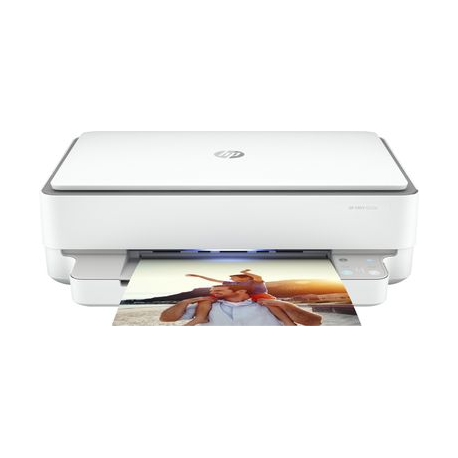 HP ENVY 6020e All-in-One - Multifunction printer - colour - ink-jet - 216 x 297 mm (original) - A4 / Letter (media) - up to 8 ppm (copying) - up to 10 ppm (printing) - 100 sheets - USB 2.0, Wi-Fi(ac) - cement - 0