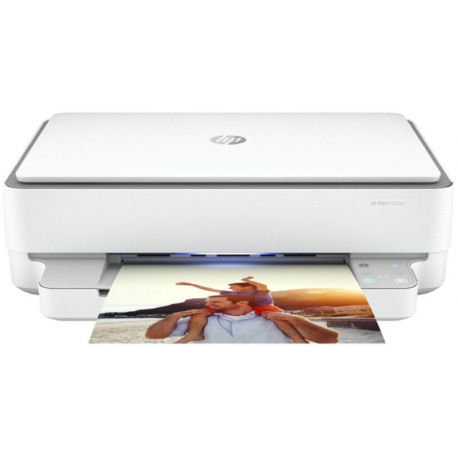 HP ENVY 6020e All-in-One - Multifunction printer - colour - ink-jet - 216 x 297 mm (original) - A4 / Letter (media) - up to 8 ppm (copying) - up to 10 ppm (printing) - 100 sheets - USB 2.0, Wi-Fi(ac) - cement - 10