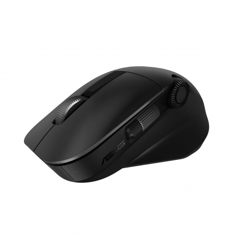 ASUS ProArt MD300 - Mouse - optical - 6 buttons - wireless - 2.4 GHz, Bluetooth 5.0 - USB wireless receiver - star black - 2