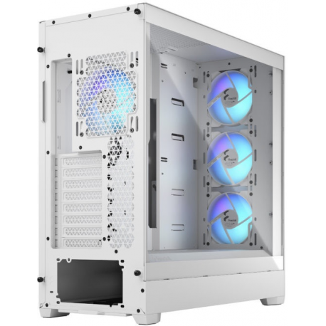 Fractal Design Pop XL Air RGB - Tower - extended ATX - no power supply (ATX) - white TG clear tint - USB / Audio - 3
