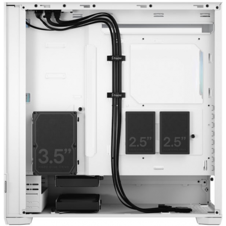 Fractal Design Pop XL Air RGB - Tower - extended ATX - no power supply (ATX) - white TG clear tint - USB / Audio - 7
