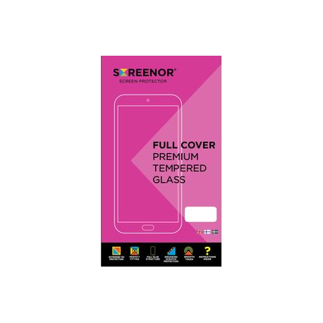 Screenor Premium New Full Cover - Screen protector for mobile phone - glass - frame colour black - for Samsung Galaxy A33 5G - 0