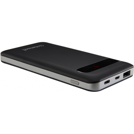 Intenso Powerbank PD10000 - Power bank - 10000 mAh - 3 A - QC 3.0 (USB-C) - on cable: USB-C - black - 2
