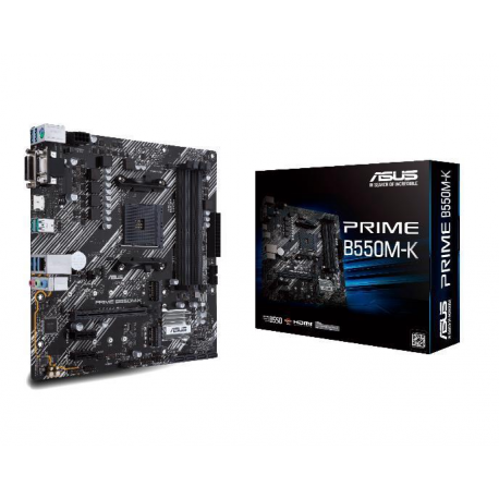 ASUS PRIME B550-PLUS - Motherboard - ATX - Socket AM4 - AMD B550 Chipset - USB-C Gen2, USB 3.2 Gen 1, USB 3.2 Gen 2 - Gigabit LAN - onboard graphics (CPU required) - HD Audio (8-channel) - 6