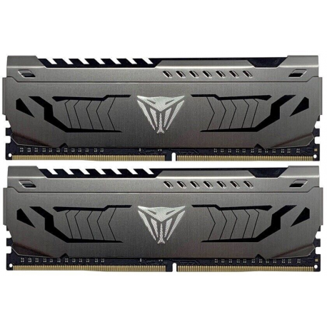 Patriot Extreme Performance Viper Steel - DDR4 - kit - 32 GB: 2 x 16 GB - DIMM 288-pin - 3600 MHz  /  PC4-28800 - CL18 - 1.35 V - unbuffered - non-ECC - black, gunmetal gray - 0