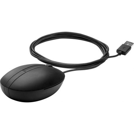 HP 320M - Mouse - optical - wired - USB - for EliteBook 830 G6; Presence Small Space Solution with Microsoft Teams Rooms - 2