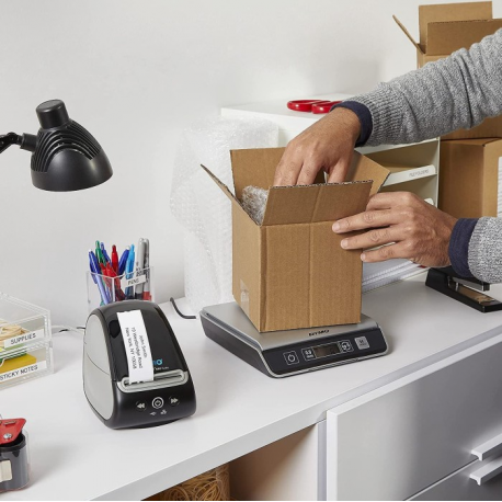 DYMO LabelWriter 550 Turbo - Label printer - direct thermal - Roll (6.2 cm) - 300 dpi - up to 90 labels/min - USB 2.0, LAN - 5