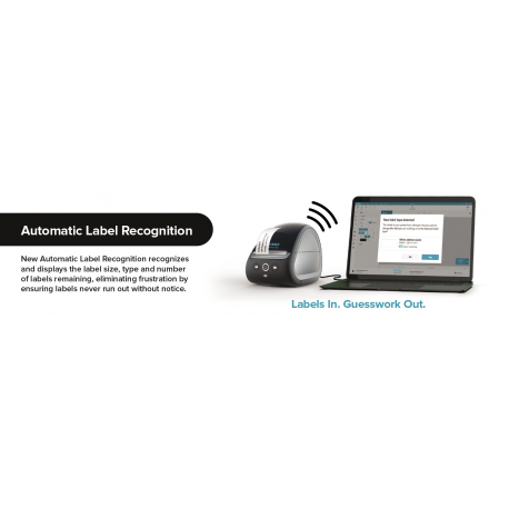 DYMO LabelWriter 550 - Label printer - direct thermal - Roll (6.2 cm) - 300 x 300 dpi - up to 62 labels/min - USB 2.0 - 10