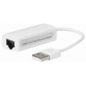 MicroConnect - Network adapter - USB 2.0 - 10Mb LAN - white