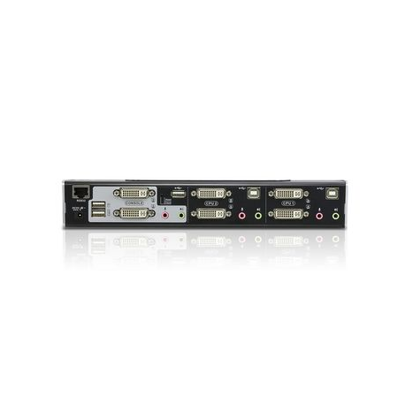 ATEN USB DVI Dual View KVMP Switch CS1642A - KVM / audio / USB switch - 2 x KVM / audio / USB - 1 local user - desktop - 1