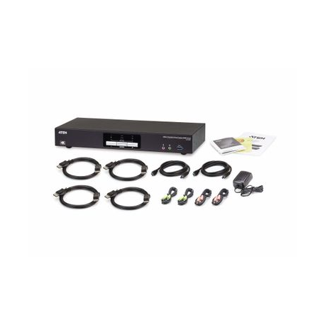 ATEN CS1942DP - KVM / audio / USB switch - 2 x KVM / audio - 2 local users - desktop - 4