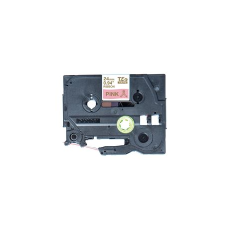 Brother TZe-RE54 - Satin - gold on pink - Roll (2.4 cm x 4 m) 1 cassette(s) ribbon tape - for Brother PT-D600; P-Touch PT-3600, D600, D800, E550, P750, P900, P950; P-Touch EDGE PT-P750 - 0