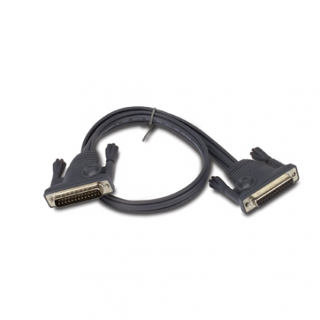 APC - Keyboard / video / mouse (KVM) cable - DB-25 (M) to DB-25 (F) - 61 cm - black - for P/N: AP5808, AP5816, KVM1116R, SC420ICH, SL80KHX214, SURT3000XLICH, SURT3000XLTW - 0