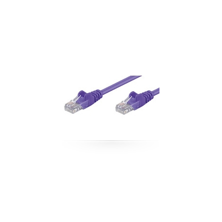 MicroConnect - Network cable - RJ-45 (M) to RJ-45 (M) - 50 cm - UTP - CAT 5e - purple - 0