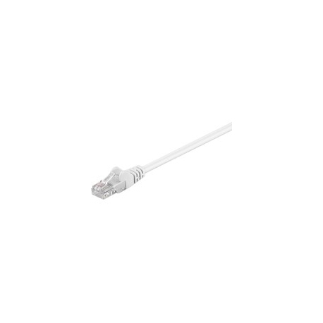 MicroConnect - Network cable - RJ-45 (M) to RJ-45 (M) - 1.5 m - UTP - CAT 5e - stranded - white - 0
