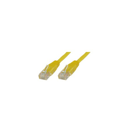 MicroConnect - Network cable - RJ-45 (M) to RJ-45 (M) - 1.5 m - UTP - CAT 5e - yellow - 0