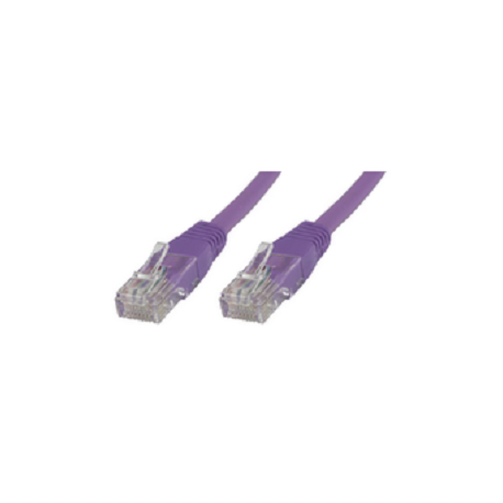 MicroConnect - Network cable - RJ-45 (M) to RJ-45 (M) - 1 m - UTP - CAT 6 - purple - 0