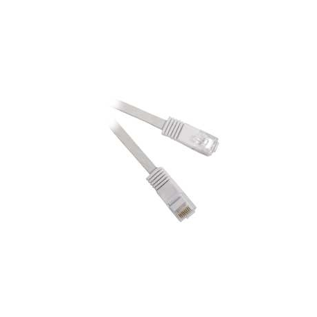 MicroConnect UltraFlat - Network cable - RJ-45 (M) to RJ-45 (M) - 7 m - UTP - CAT 6 - flat - white - 0