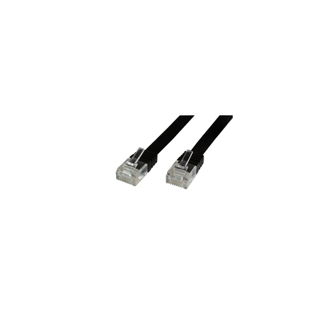 MicroConnect UltraFlat - Network cable - RJ-45 (M) to RJ-45 (M) - 3 m - UTP - CAT 6 - booted, flat - black - 0