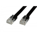MicroConnect UltraFlat - Network cable - RJ-45 (M) to RJ-45 (M) - 3 m - UTP - CAT 6 - booted, flat - black