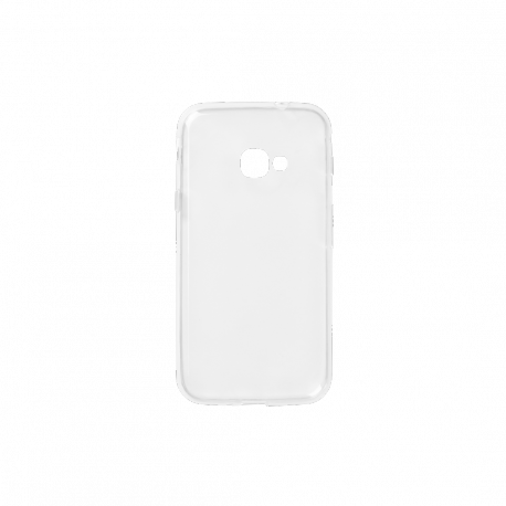 eSTUFF Soft Case - Back cover for mobile phone - UV coated thermoplastic polyurethane - clear - for Samsung Galaxy Xcover 4, Xcover 4s - 0
