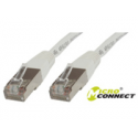 MicroConnect - Network cable - RJ-45 (M) to RJ-45 (M) - 50 cm - screened shielded twisted pair (SSTP) - CAT 6 - halogen-free, stranded - white