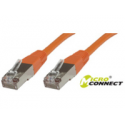 MicroConnect - Network cable - RJ-45 (M) to RJ-45 (M) - 2 m - screened shielded twisted pair (SSTP) - CAT 6 - halogen-free, stranded - orange