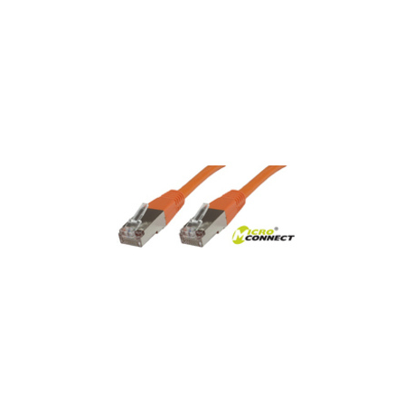 MicroConnect - Network cable - RJ-45 (M) to RJ-45 (M) - 3 m - screened shielded twisted pair (SSTP) - CAT 6 - halogen-free, stranded - orange - 0